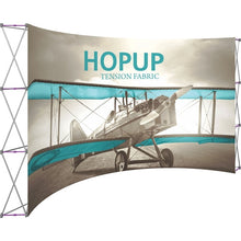Load image into Gallery viewer, 15ft x 8ft Hopup Curved Tension Fabric Display
