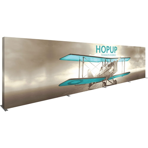 30ft x 8ft Hopup Straight Tension Fabric Display