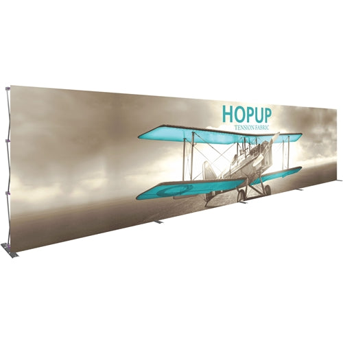 40ft x 8ft Hopup Straight Tension Fabric Display