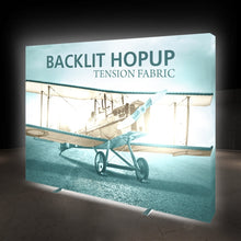 Load image into Gallery viewer, 10ft x 8ft Backlit Hopup Straight Fabric Display
