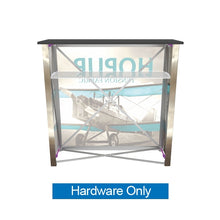 Load image into Gallery viewer, 4ft HopUp Tradeshow Collapsible Display Counter with Fabric Print | expogoods.com
