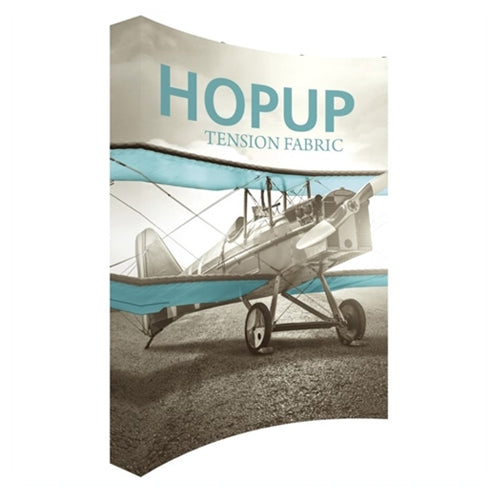 8ft x 10ft Hopup Curved Tension Fabric Display