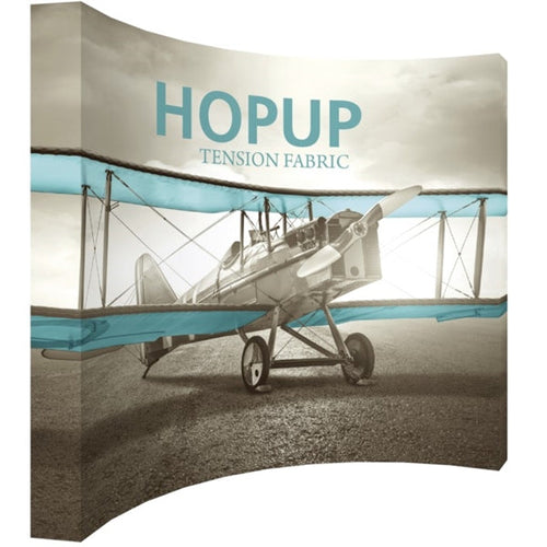 12ft x 10ft Hopup Curved Tension Fabric Display