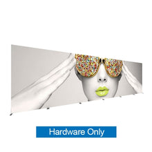 Load image into Gallery viewer, 30ft x 8ft Curved Vector Frame SEG Fabric Banner Display | expogoods.com
