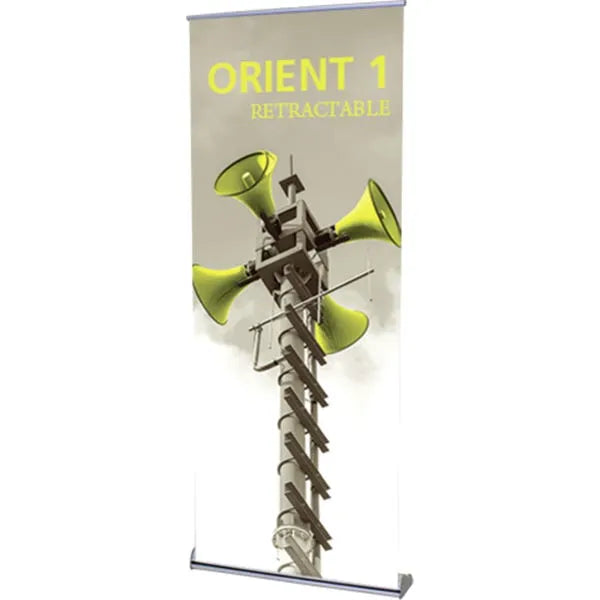 Orient Retractable Silver Banner Stand Display | Expogoods