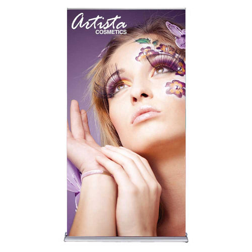 48in SilverStep Retractable Banner Stand Display | expogoods.com