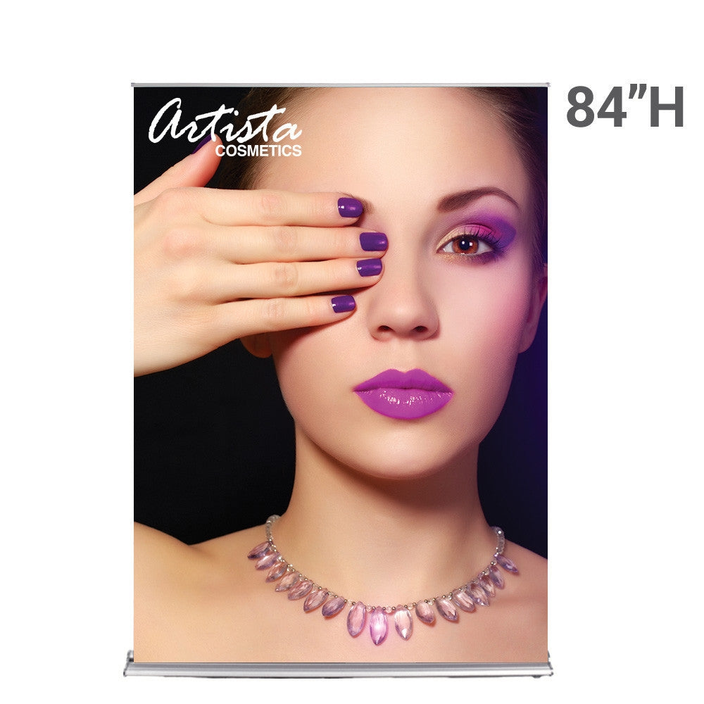 60in SilverStep Retractable Banner Stand Display | expogoods.com