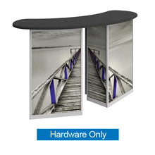 Load image into Gallery viewer, 66in W x 39in H x 27in D Linear Bold Double Reception Counter Hardware Only
