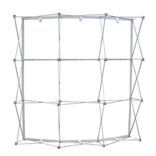 Load image into Gallery viewer, 8ft x 8ft Curved Ready Pop Up Fabric Display | expogoods.com
