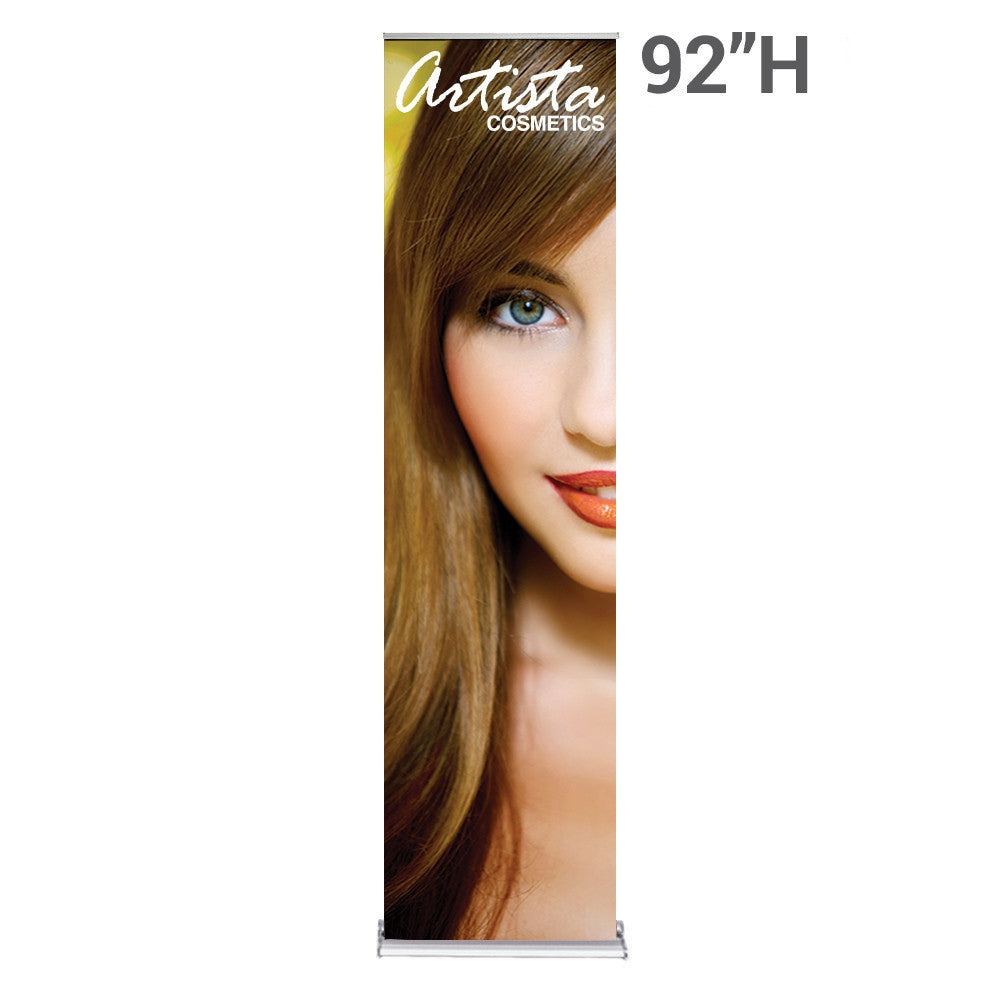 24in SilverStep Retractable Banner Stand Display | expogoods.com