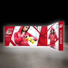 Load image into Gallery viewer, 17.5ft x 7.5ft Lumiere Light Wall Backlit Configuration G Display | Double-Sided | expogoods.com
